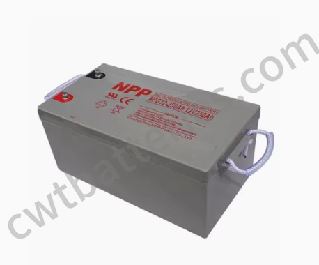 NPG12 250Ah Deep Cycle Solar Batteries Valve Regulated Gel Battery 12V