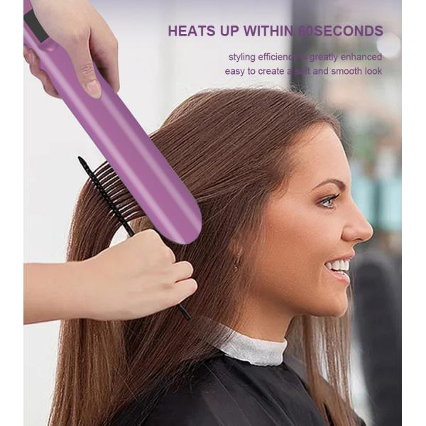 MCH heater 2 In 1 Hair Straightener Curling Iron With 3D Floating Plates