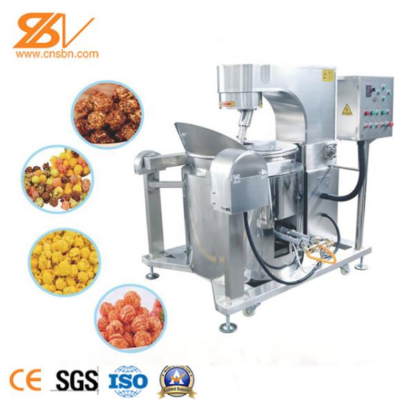 Quality Intelligent Automatic Popcorn Making Machine Gas Heating Corn Popper for sale