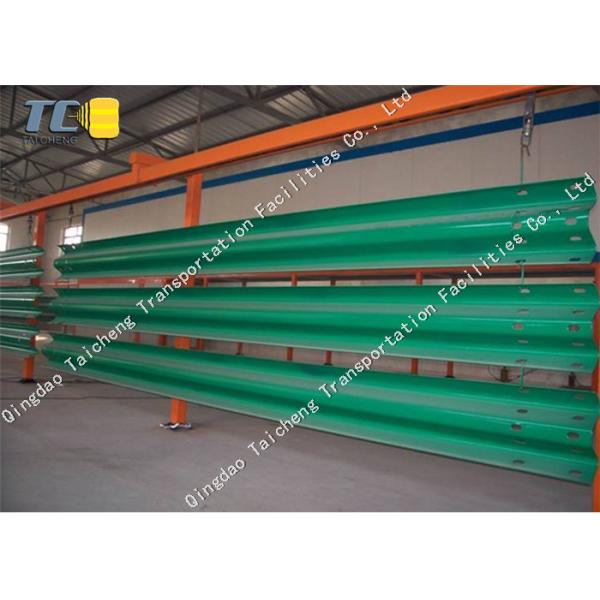W Beam Crash Barrier W Beams Traffic Safety Barrier Highway Guardrail