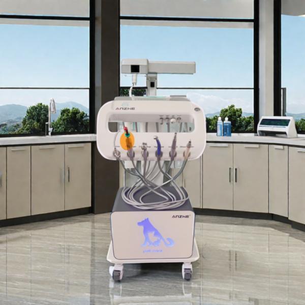 Veterinary Dental Equipment Pet Tooth Treatment Machine Move At Will Vet Use Pet Dental Treatment Unit With Compressor