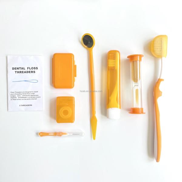 8 in 1 Orthodontic Oral Cleansing Kit Orthodontic Oral Hygiene Kit Orthodontic toothbrush