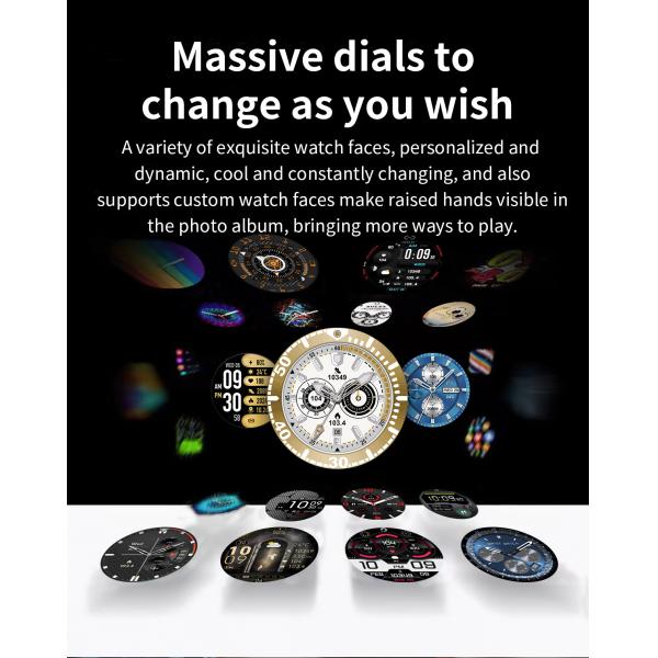 All Metal Amoled Bluetooth Calling Smartwatch Sports Mode Round Shape