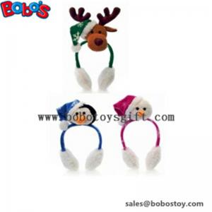 China Fashion Design Plush Animal Xmas Ear Muff Be Christmas Decorate wholesale