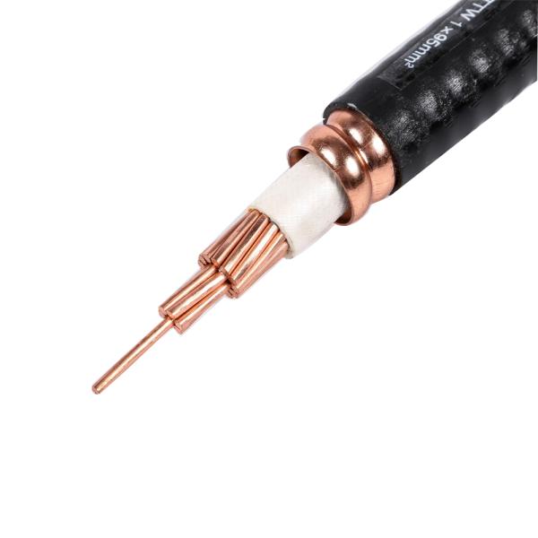 armoured instrument Cable Black Sheath Control Copper Core Cable