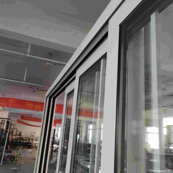 Security Aluminium Sliding Glass Doors OEM Double Glazed Aluminium Sliding Doors