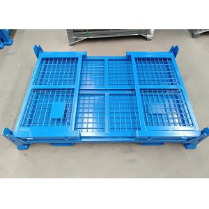 Industrial Large Stillage Pallet Cage Powder Coating Half Height