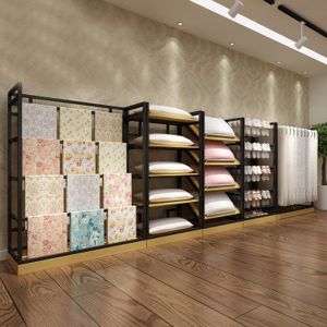 Buy cheap Height 2200mm Width 450mm Metal And Wood Storage Shelves For Pillow And Quilt from wholesalers