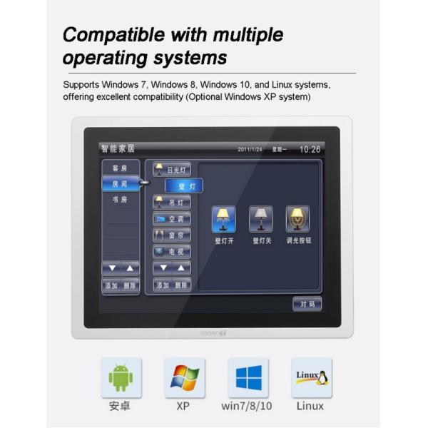 ZXTLCD Industrial High-Definition LCD Screen 21.5 Inch Capacitive Touch Screen All-in-One Embedded Computer Waterproof PC