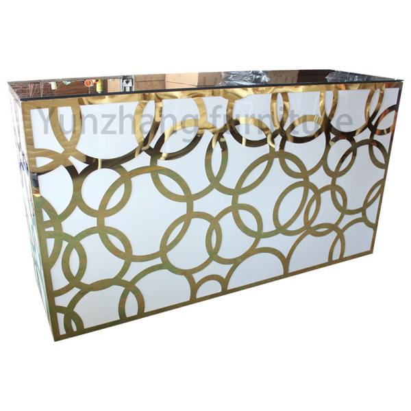 Premium Patterned Bar Table Locker Wine Rack Wedding Decoration Table