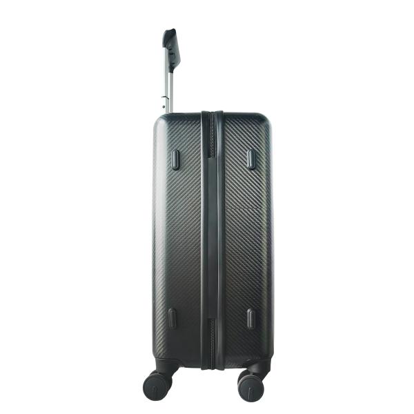 20 Inch One Piece Carbon Fiber Luggage Ultra Strong Suitcase 4 * 360 Spinner Wheels TSA Lock Lightweight Durable Carry