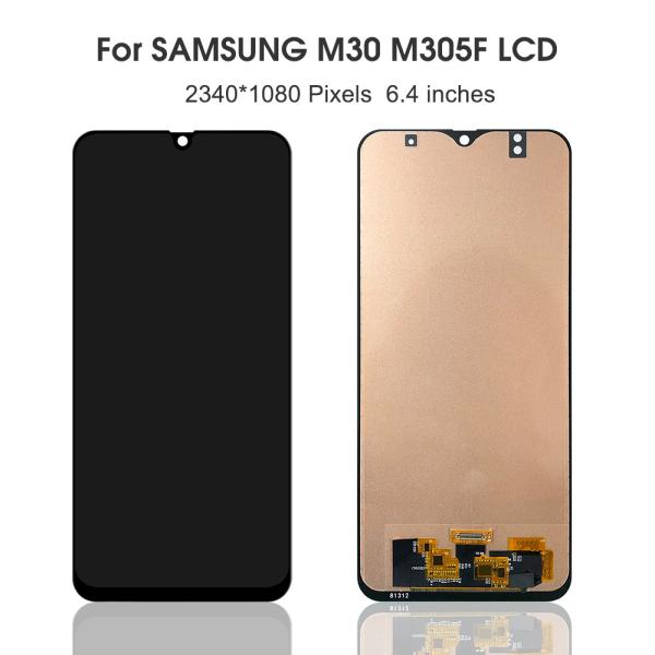 Galaxy M30 LCD Screen Touch Digitizer Black Color