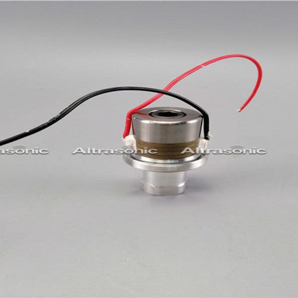 China Customized Miniature Ultrasonic Transducer with 4pcs Ceramics M18 Connected Screw wholesale