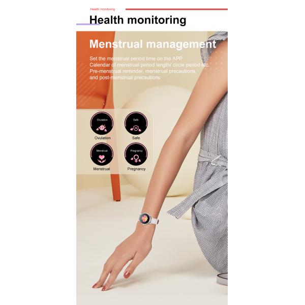 DT66 Smart Watch Women 1.09-Inch Full Heart Rate ECG Smartwatch 2020 Fitness Tracker Sport Watch Waterproof For IOS Xia