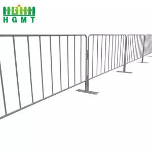 China French Style Metal Crowd Control Barriers Bike Rack Barricade Hot Dip Galvanized on sale