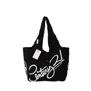 China Collapsible Lightweight Black Patterned Single Shoulder Bag For Girls wholesale