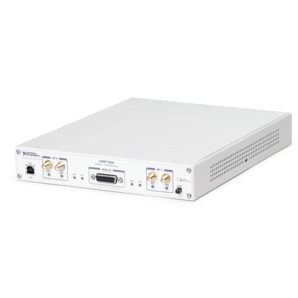 National Instruments NI-USRP-2945 Software Defined Radio Device with 10 MHz to 6 GHz RF Frequency Range 80 MHz Bandwidth and Kintex-7 410T FPGA
