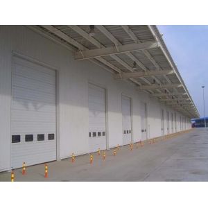 Buy cheap High Sustainable Industrial Sectional Overhead Door Double Layer Steel Plate from wholesalers