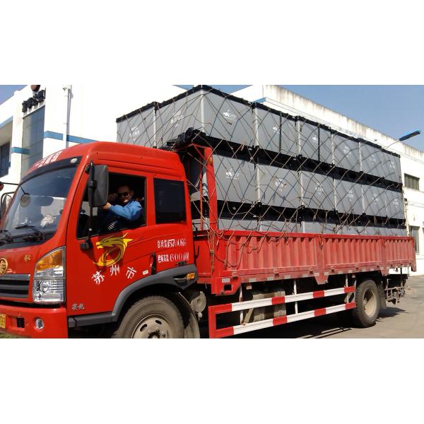 Solid Heavy Duty Plastic Pallet Sleeve Pack Box With Lid Single Faced Design Structure