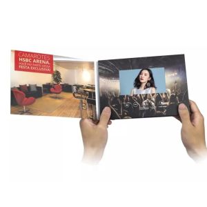 Wholesale Manufacturer Hardcover Video Brochure A4 10 Inch Electronics Video