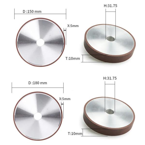 Carbide High Speed CBN Grinding Wheel Abrasive Resin Diamond