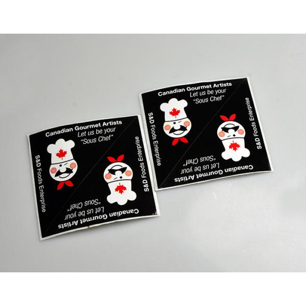 Custom printing glossy paper kiss cut label sheets for food packaging