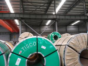 China Not Perforated 1250 * 2500 Stainless Steel Coils AISI 304 Weight 6 - 10 Ton on sale