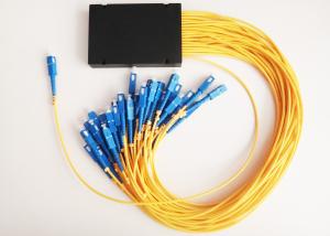 China Low Insertion loss optical fiber splitter with 3.0mm G657A Fiber Cable wholesale