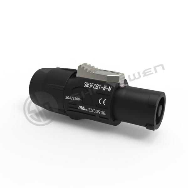 Waterproof Powercon Plug Connector