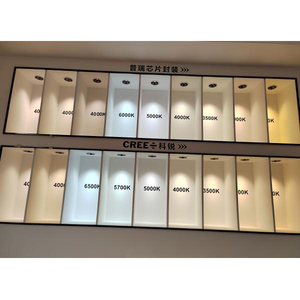 Anti Dazzle Round Recessed Downlight Ip44 6000K Embedded Ceiling Light