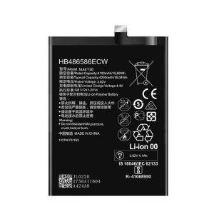 China 100% Original Mate30 Huawei Lithium Ion Battery rechargeable HB486586ECW wholesale