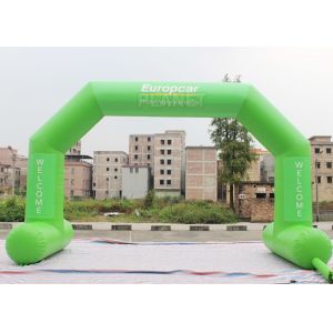 China Green Custom Inflatable Arch Stitch Fasten Tape UV / Digital Printing on sale