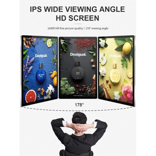 32 inch Android system wall mounted digital advertising display with 16gB ROM