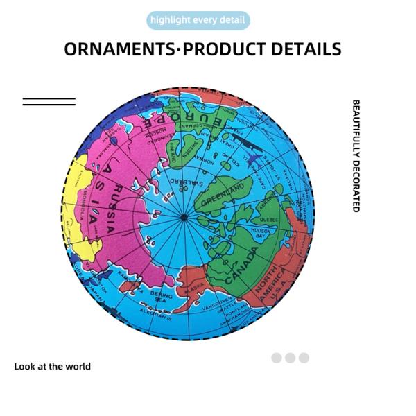 Polygonal Cylindrical Plexiglass Crystal Globe Paperweight , Clear Resin Paperweight