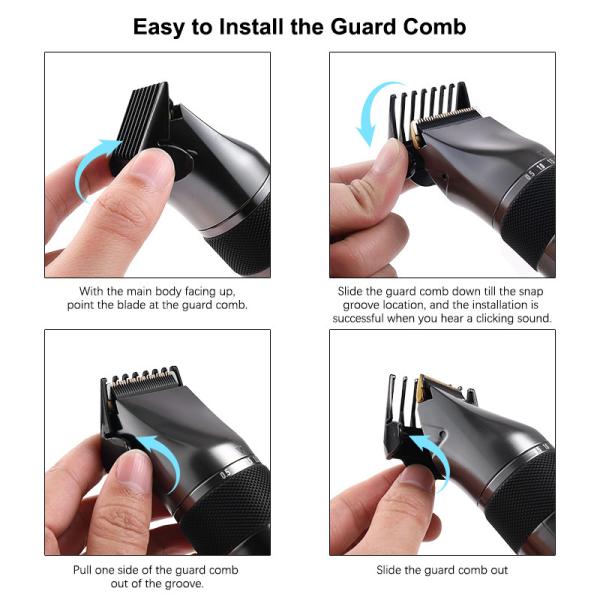 Household Cordless Hair Cutting Trimmers 61-90min With Stainless Steel Blade