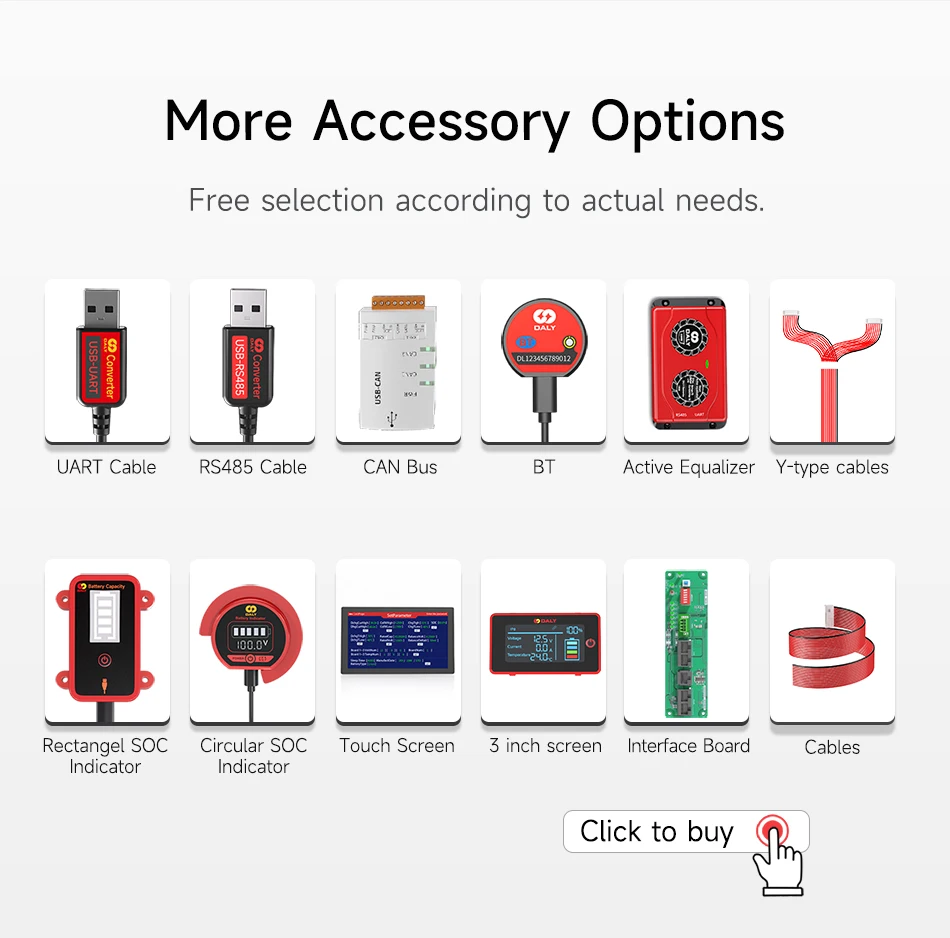 Daly 16s 48v 300a Smart Bms With Bluetooth WIFI BMS 20A 30A 50A 60A 80A 4S-32S Car BMS