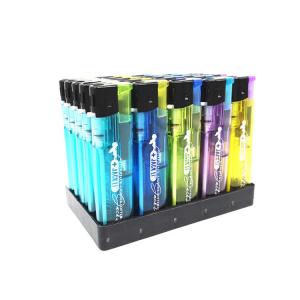 China Practical and Affordable Transparent Electronic Cigarette Lighter Transparent Design wholesale