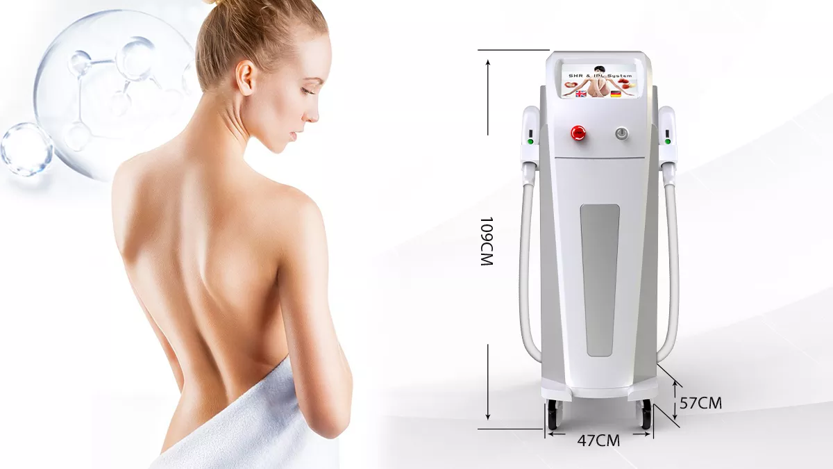 Effective Type 3 In 1 E-Light Opt Shr Ipl Laser Hair Removal Shr Ipl Skin Rejuvenation Machine