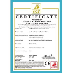 ZhangJiaGang City BOTTLING machinery Co.,Ltd. Certifications