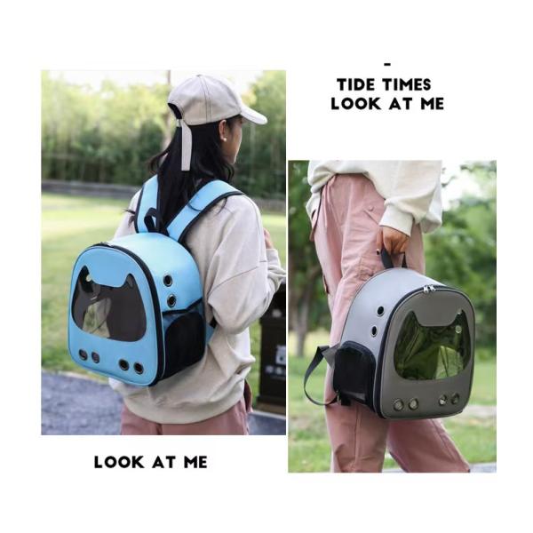Convenient Dual- Functionality Breathable Design Outdoor Dog Carrier Bag with Handheld Straps