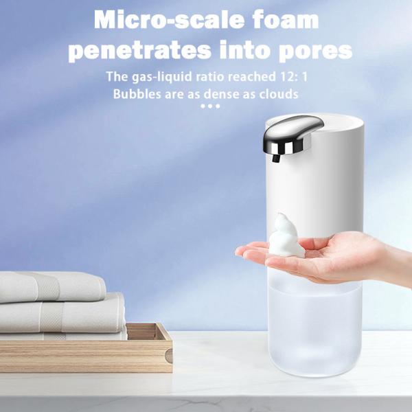 380ml Smart Sensor Dispenser IPX5 Waterproof 0-70cm Sensing Distance