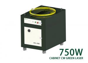 China Single Mode 750W Green CW Fiber Laser Cabinet Type wholesale