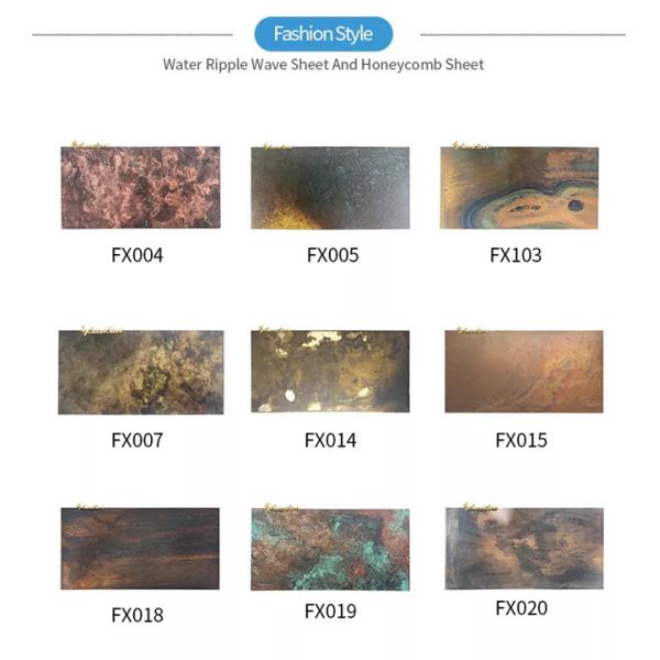 Blended 4x8 4x10 Decorative Stainless Steel Sheet 304 316 Colorful