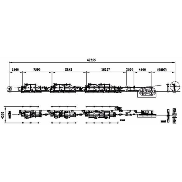PLC Screening Cable Armouring Machine Cradle Type Easy Operating