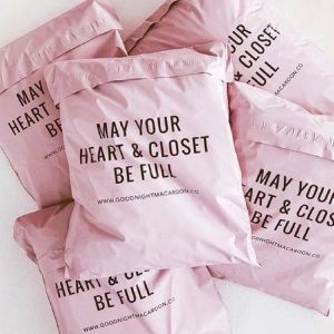 Eco Friendly Custom Poly Mailers Recyclable Poly Shipping Bags For Clothes