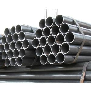 China DIN 2448 ASTM A35 A36 A380 Mild MS Black Carbon Erw Steel Pipe Manufacturer on sale