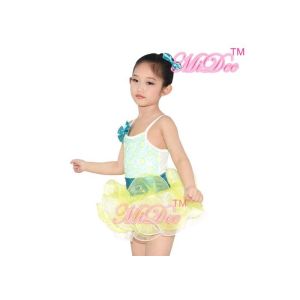 China MiDee Child Ballet Dance Costumes Lovely Party Dress Spandex Polyester wholesale
