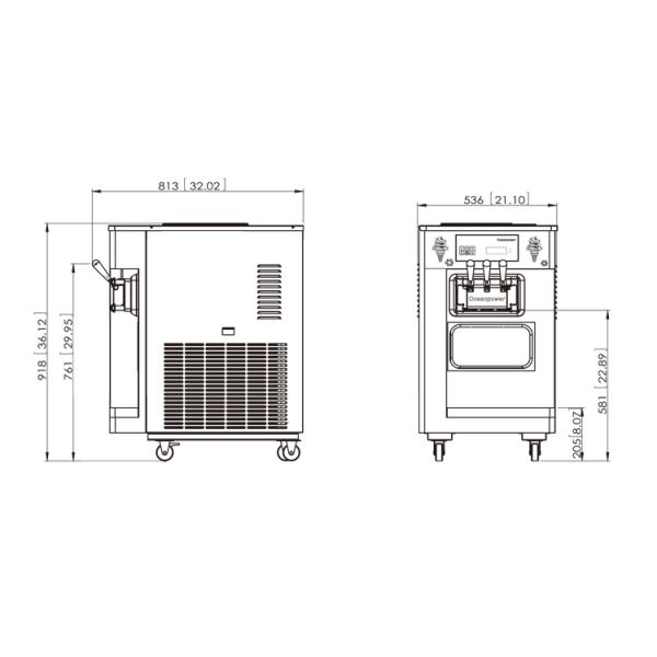 Purchased by 7-Eleven Oceanpower OP132BA soft ice cream making machine