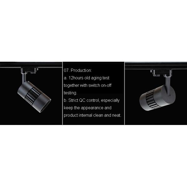 15W cree tracking light white or black housing dimmable track light good quality