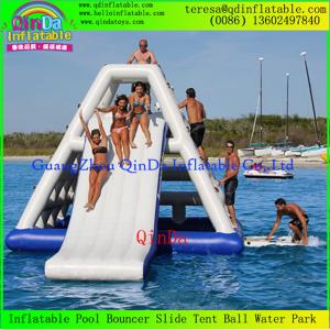 China Best Sale Qinda Inflatable Floating Water Slide Adults Inflatable Water Slide wholesale